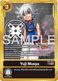 Yuji Musya (Gold Border) | Advanced Booster Digimon Generation | Rare | Foil | #BT8-092 R