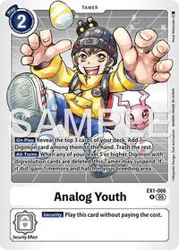 Analog Youth (Reprint) | Advanced Booster Digimon Generation | Rare | Foil | #EX1-066 R