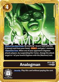 Analogman (Gold Border) | Advanced Booster Digimon Generation | Rare | Foil | #BT11-092 R