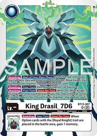 King Drasil_7D6 (Reprint) | Advanced Booster Digimon Generation | Super Rare | Foil | #BT13-007 SR