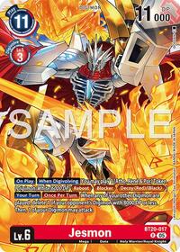 Jesmon (Reprint) | Advanced Booster Digimon Generation | Rare | Foil | #BT20-017 R