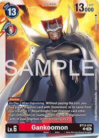 Gankoomon (Reprint) | Advanced Booster Digimon Generation | Rare | Foil | #BT13-019 R