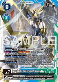 Imperialdramon: Paladin Mode ACE (Reprint) | Advanced Booster Digimon Generation | Super Rare | Foil | #BT17-077 SR