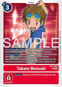 Takato Matsuki - BT17-080 (Reprint) | Advanced Booster Digimon Generation | Rare | Foil | #BT17-080 R