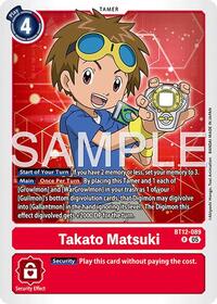 Takato Matsuki - BT12-089 (Reprint) | Advanced Booster Digimon Generation | Rare | Foil | #BT12-089 R