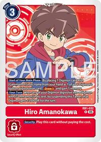 Hiro Amanokawa - RB1-032 (Reprint) | Advanced Booster Digimon Generation | Rare | Foil | #RB1-032 R