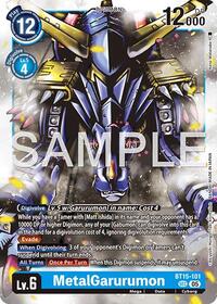 MetalGarurumon (Reprint) | Advanced Booster Digimon Generation | Secret Rare | Foil | #BT15-101 SEC