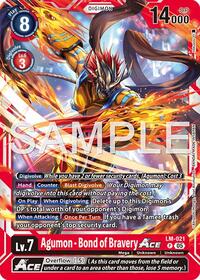 Agumon - Bond of Bravery ACE (Reprint) | Advanced Booster Digimon Generation | Promo | Foil | #LM-021 P