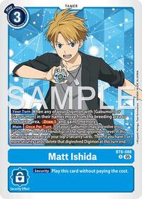 Matt Ishida (Reprint) | Advanced Booster Digimon Generation | Rare | Foil | #BT6-088 R