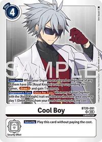 Cool Boy - BT20-091 (Reprint) | Advanced Booster Digimon Generation | Super Rare | Foil | #BT20-091 SR