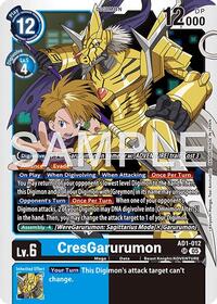 CresGarurumon | Advanced Booster Digimon Generation | Super Rare | Foil | #AD1-012 SR