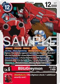 BlitzGreymon | Advanced Booster Digimon Generation | Super Rare | Foil | #AD1-009 SR