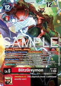 BlitzGreymon (Alternate Art) | Advanced Booster Digimon Generation | Super Rare | Foil | #AD1-009 SR