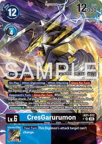CresGarurumon (Alternate Art) | Advanced Booster Digimon Generation | Super Rare | Foil | #AD1-012 SR