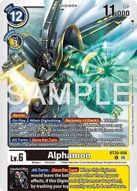 Alphamon (Reprint) | Advanced Booster Digimon Generation | Rare | Foil | #BT20-056 R