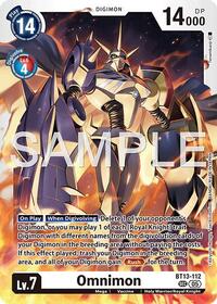 Omnimon - BT13-112 (Reprint) | Advanced Booster Digimon Generation | Secret Rare | Foil | #BT13-112 SEC