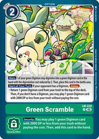 Green Scramble (Reprint) | Advanced Booster Digimon Generation | Promo | Foil | #LM-030 P