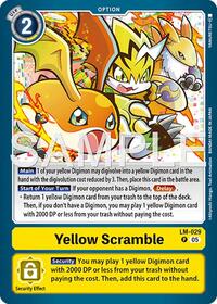 Yellow Scramble (Reprint) | Advanced Booster Digimon Generation | Promo | Foil | #LM-029 P