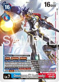 Omnimon (X Antibody) (Reprint) | Advanced Booster Digimon Generation | Secret Rare | Foil | #BT20-102 SEC