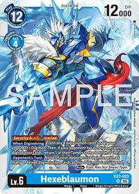 Hexeblaumon (Reprint) | Advanced Booster Digimon Generation | Super Rare | Foil | #EX7-023 SR