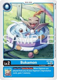 Bukamon (Reprint) | Advanced Booster Digimon Generation | Uncommon | Foil | #BT7-002 U