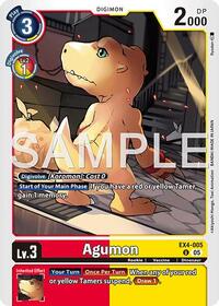 Agumon - EX4-005 (Reprint) | Advanced Booster Digimon Generation | Uncommon | Foil | #EX4-005 U