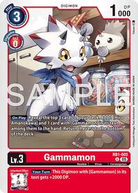 Gammamon - RB1-005 (Reprint) | Advanced Booster Digimon Generation | Uncommon | Foil | #RB1-005 U
