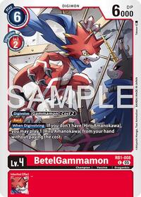 BetelGammamon - RB1-008 (Reprint) | Advanced Booster Digimon Generation | Common | Foil | #RB1-008 C