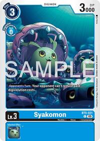 Syakomon (Reprint) | Advanced Booster Digimon Generation | Common | Foil | #BT5-021 C