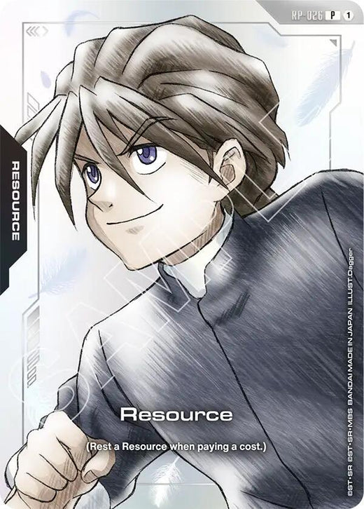 Resource (RP-026) (Premium Accessory Set - Mobile Suit Gundam Wing) RP-026 Promo Holofoil