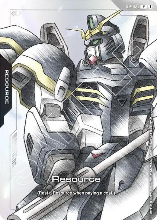 Resource (RP-027) (Premium Accessory Set - Mobile Suit Gundam Wing) RP-027 Promo Holofoil