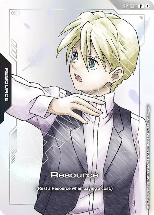 Resource (RP-030) (Premium Accessory Set - Mobile Suit Gundam Wing) RP-030 Promo Holofoil