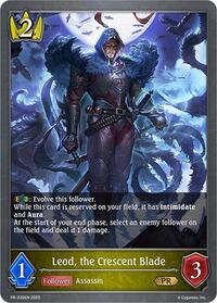 Leod, the Crescent Blade | Shadowverse: Evolve Promo Cards | Promo | Normal | #PR-339EN