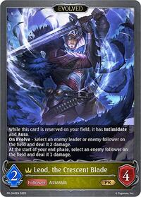 Leod, the Crescent Blade (Evolved) - PR-340EN | Shadowverse: Evolve Promo Cards | Promo | Normal | #PR-340EN