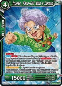 Trunks, Face-Off With a Demon | Three Glorious Fighters | Rare | Foil | #BT30-051
