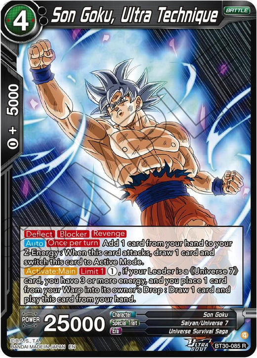 Son Goku, Ultra Technique BT30-085 Uncommon