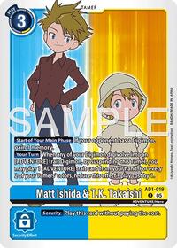 Matt Ishida & T.K. Takaishi | Advanced Booster Digimon Generation | Rare | Foil | #AD1-019