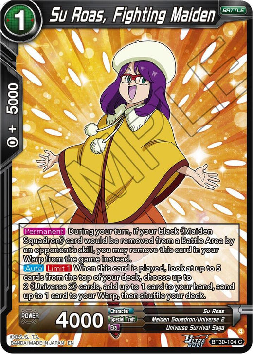 Su Roas, Fighting Maiden BT30-104 Common