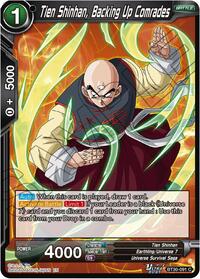 Tien Shinhan, Backing Up Comrades | Three Glorious Fighters | Common | Normal | #BT30-091