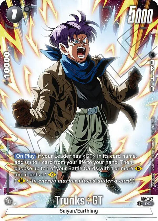 Trunks : GT - FP-074 (Tournament Pack 10) FP-074 Promo Foil