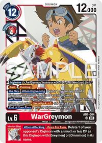 WarGreymon - AD1-004 | Advanced Booster Digimon Generation | Super Rare | Foil | #AD1-004 SR