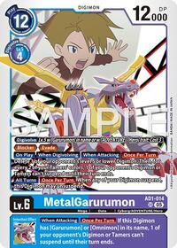 MetalGarurumon | Advanced Booster Digimon Generation | Super Rare | Foil | #AD1-014 SR