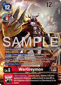 WarGreymon - AD1-004 (Alternate Art) | Advanced Booster Digimon Generation | Super Rare | Foil | #AD1-004 SR