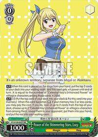 Power of the Shimmering Stars, Lucy | FAIRY TAIL 100 YEARS QUEST | Double Rare | Normal | #FT/S120-E027 RR
