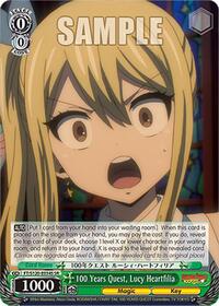 100 Years Quest, Lucy Heartfilia (SR) | FAIRY TAIL 100 YEARS QUEST | Super Rare | Normal | #FT/S120-E034S SR