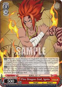 Fire Dragon God, Ignia (SR) | FAIRY TAIL 100 YEARS QUEST | Super Rare | Normal | #FT/S120-E060S SR