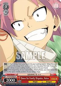 Down for Family Disputes, Natsu | FAIRY TAIL 100 YEARS QUEST | Uncommon | Normal | #FT/S120-E062 U