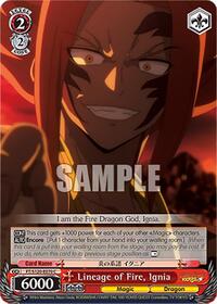 Lineage of Fire, Ignia | FAIRY TAIL 100 YEARS QUEST | Common | Normal | #FT/S120-E070 C