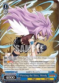 Piercing the Skies, Wendy (SR) | FAIRY TAIL 100 YEARS QUEST | Super Rare | Normal | #FT/S120-E075S SR