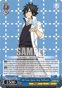 100 Years Quest, Gray Fullbuster | FAIRY TAIL 100 YEARS QUEST | Rare | Normal | #FT/S120-E078 R